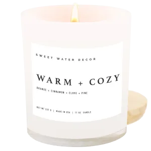 Warm and Cozy 11 oz Soy Candle